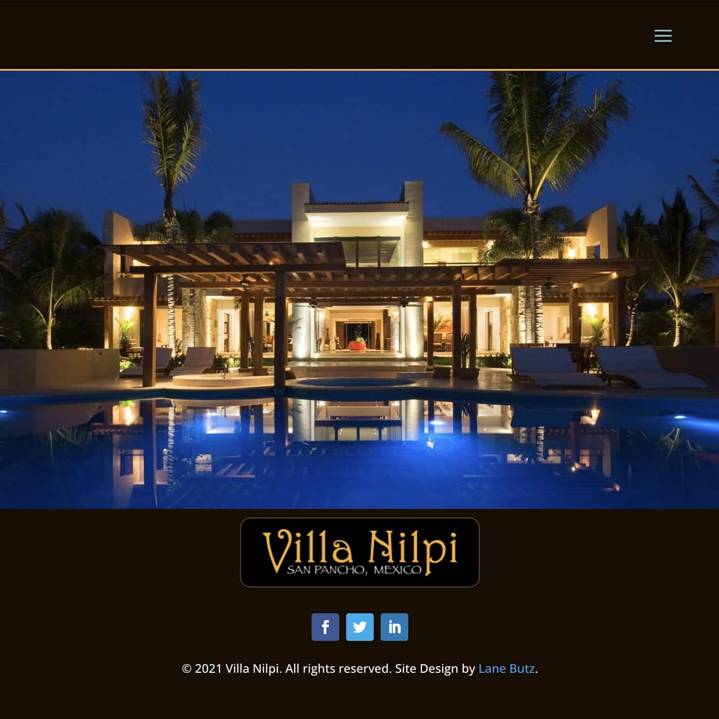 Web Design - Villa Nilpi Resort