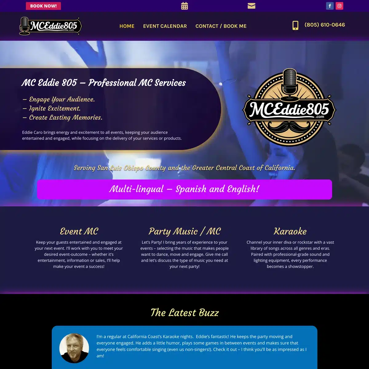 McEddie Web Site Image